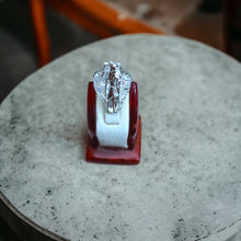 Load image into Gallery viewer, Silver Horus adjustable Ring