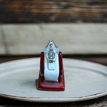 Load image into Gallery viewer, Silver Goddess Bastet The Cat Adjustable Ring