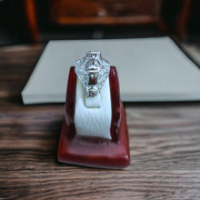 Load image into Gallery viewer, Silver Scarab Adjustable Ring