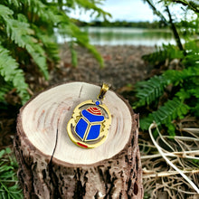 Load image into Gallery viewer, Gold Royal Scarab Pendant Necklace