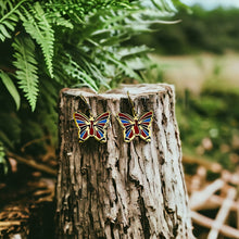 Load image into Gallery viewer, Gold Egyptian Butterfly Earring, Gift For Women