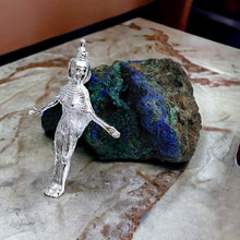 Load image into Gallery viewer, Silver Goddess Selket Pendant Necklace