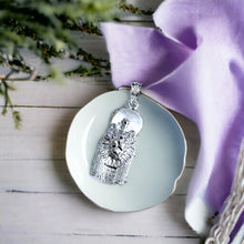 Load image into Gallery viewer, Silver Goddess Sekhmet Pendant Necklace