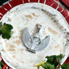 Load image into Gallery viewer, Silver Goddess Isis Pendant Necklace