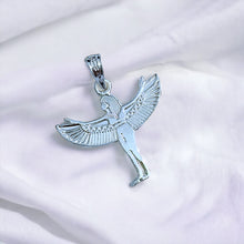 Load image into Gallery viewer, Silver Goddess Isis Pendant Necklace