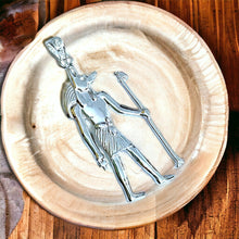 Load image into Gallery viewer, Silver God Anubis Large Pendant Necklace