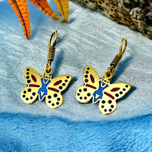 Load image into Gallery viewer, Gold Egyptian Butterfly Earring, Gift For Women