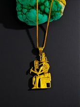 Load image into Gallery viewer, Gold God Thoth Necklace