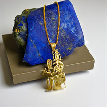 Load image into Gallery viewer, Gold God Thoth Necklace
