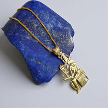Load image into Gallery viewer, Gold God Thoth Necklace