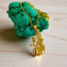 Load image into Gallery viewer, Gold God Thoth Necklace