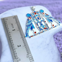 Load image into Gallery viewer, God Horus Amulet Silver Pendant Necklace