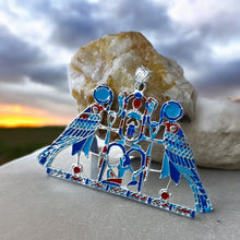 Load image into Gallery viewer, God Horus Amulet Silver Pendant Necklace