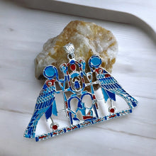 Load image into Gallery viewer, God Horus Amulet Silver Pendant Necklace