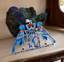 Load image into Gallery viewer, God Horus Amulet Silver Pendant Necklace