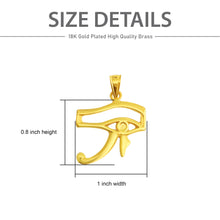Load image into Gallery viewer, Gold Eye Of Horus Pendant