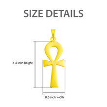Load image into Gallery viewer, Gold Simple Ankh Pendant