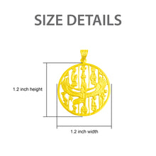 Load image into Gallery viewer, Isis Legend Round Pendant