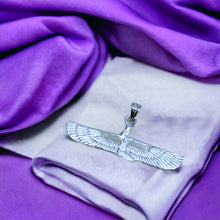 Load image into Gallery viewer, Silver Goddess Isis Pendant Necklace