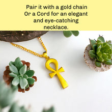 Load image into Gallery viewer, Gold Simple Ankh Pendant