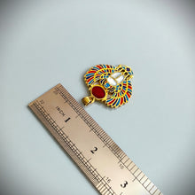 Load image into Gallery viewer, Gold Royal Winged Scarab Pendant Egyptian Necklace