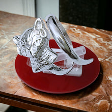 Load image into Gallery viewer, Silver Goddess Bastet The Cat Adjustable Ring