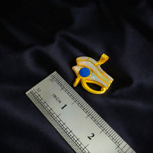 Load image into Gallery viewer, Opal Eye Of Horus Gold Pendant Necklace