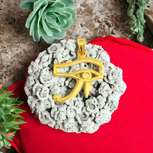 Load image into Gallery viewer, Gold Eye Of Horus Pendant