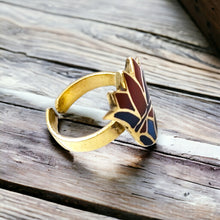 Load image into Gallery viewer, Gold Lotus Flower Ring