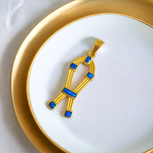 Load image into Gallery viewer, SAA Opal Amulet Gold Pendant