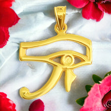 Load image into Gallery viewer, Gold Eye Of Horus Pendant