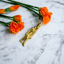 Load image into Gallery viewer, Horus Statue Gold Pendant