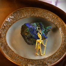 Load image into Gallery viewer, Gold God Amun Egyptian Pendant Necklace