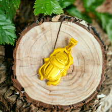 Load image into Gallery viewer, Gold Scarab Pendant