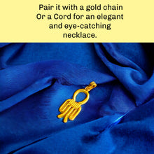 Load image into Gallery viewer, Goddess Isis Tyet The Knot Gold Pendant Necklace