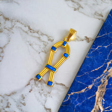 Load image into Gallery viewer, SAA Opal Amulet Gold Pendant