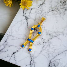 Load image into Gallery viewer, SAA Opal Amulet Gold Pendant