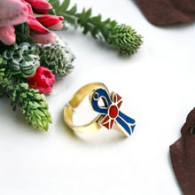 Load image into Gallery viewer, Gold Key Of Life Ankh Ring