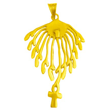 Load image into Gallery viewer, Aton Sun Rays Gold Pendant Necklace