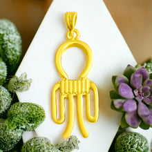 Load image into Gallery viewer, Goddess Isis Tyet The Knot Gold Pendant Necklace