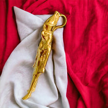 Load image into Gallery viewer, Horus Statue Gold Pendant