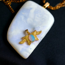 Load image into Gallery viewer, Opal Horus Gold Pendant