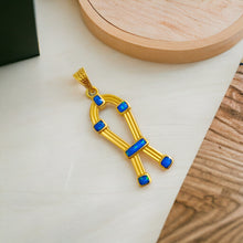 Load image into Gallery viewer, SAA Opal Amulet Gold Pendant