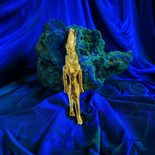 Load image into Gallery viewer, Horus Statue Gold Pendant
