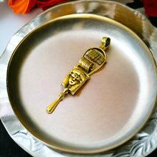Load image into Gallery viewer, Hathor Sistrum Gold Pendant