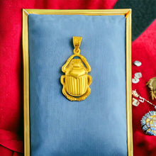 Load image into Gallery viewer, Unique Gold Scarab Gold Pendant