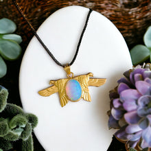 Load image into Gallery viewer, Opal Horus Gold Pendant