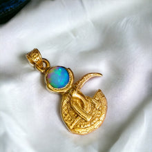 Load image into Gallery viewer, Opal God Thoth Gold Pendant