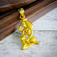 Load image into Gallery viewer, Goddess Isis Gold Pendant Necklace