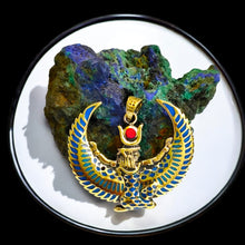Load image into Gallery viewer, Winged Isis Gold Pendant Necklace